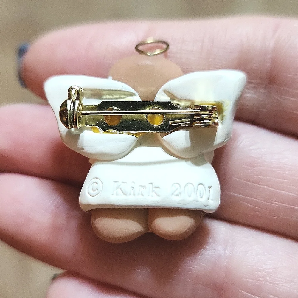 Kirk 2001 Rainbow Angel Brooch RARE